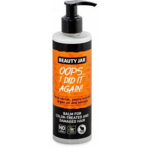 Beauty Jar OOPS… I DID IT AGAIN! - Balzamas dažytiems ir pažeistiems plaukams 250 ml